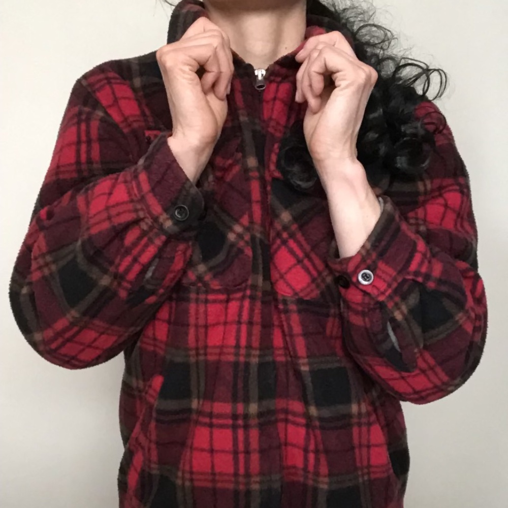 Red Plaid Jacket - Picture 3 of 16